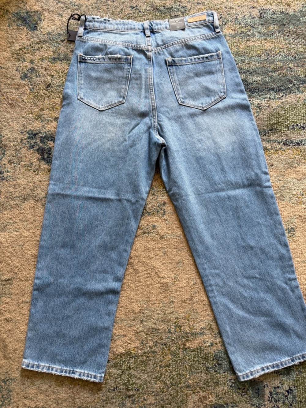 Blank NYC Light Blue Ribcage Straight Jeans - Picture 3 of 4
